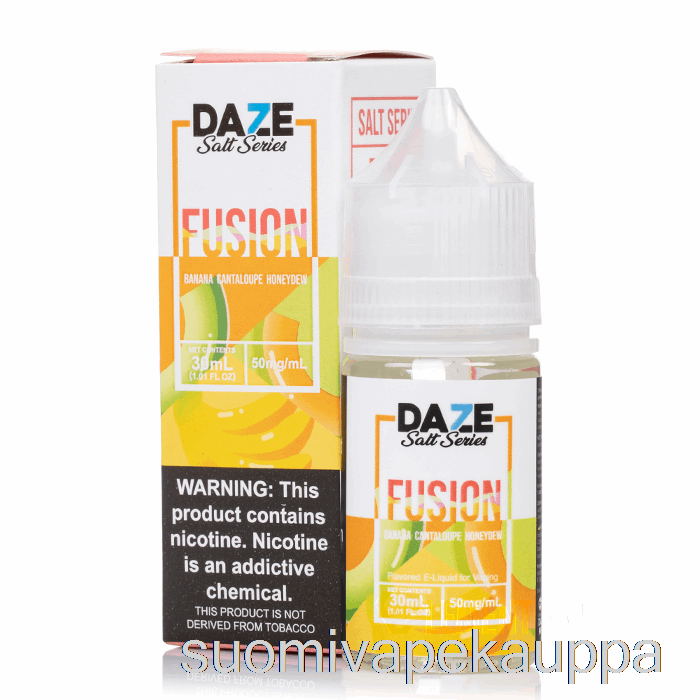 Vape Netistä Banaani Cantaloupe Mesikaste - 7 Daze Fuusiosuolaa - 30ml 50mg